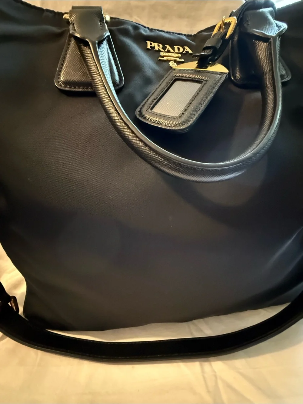 Prada black nylon